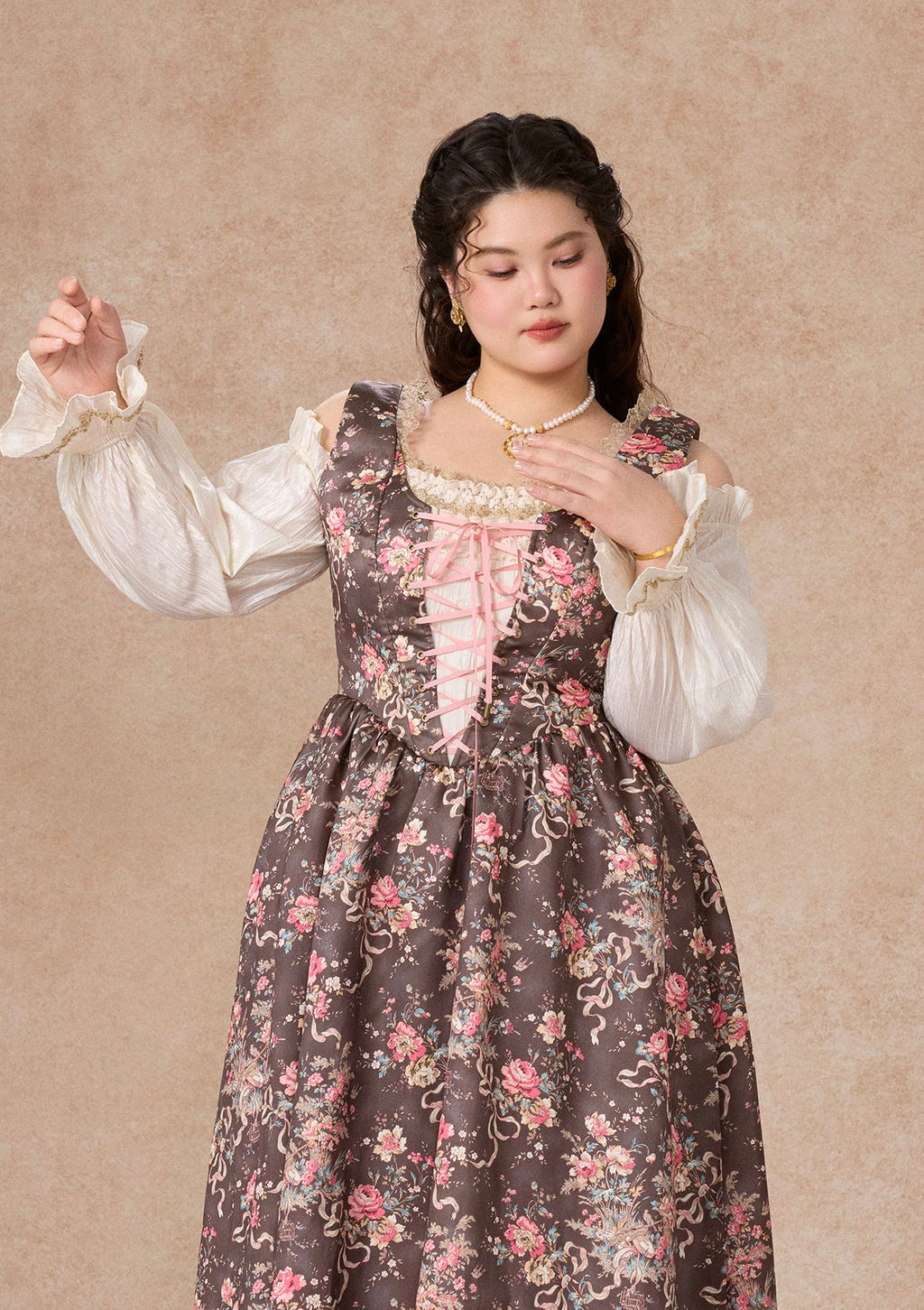 Curve & Plus Provence Diary Dress