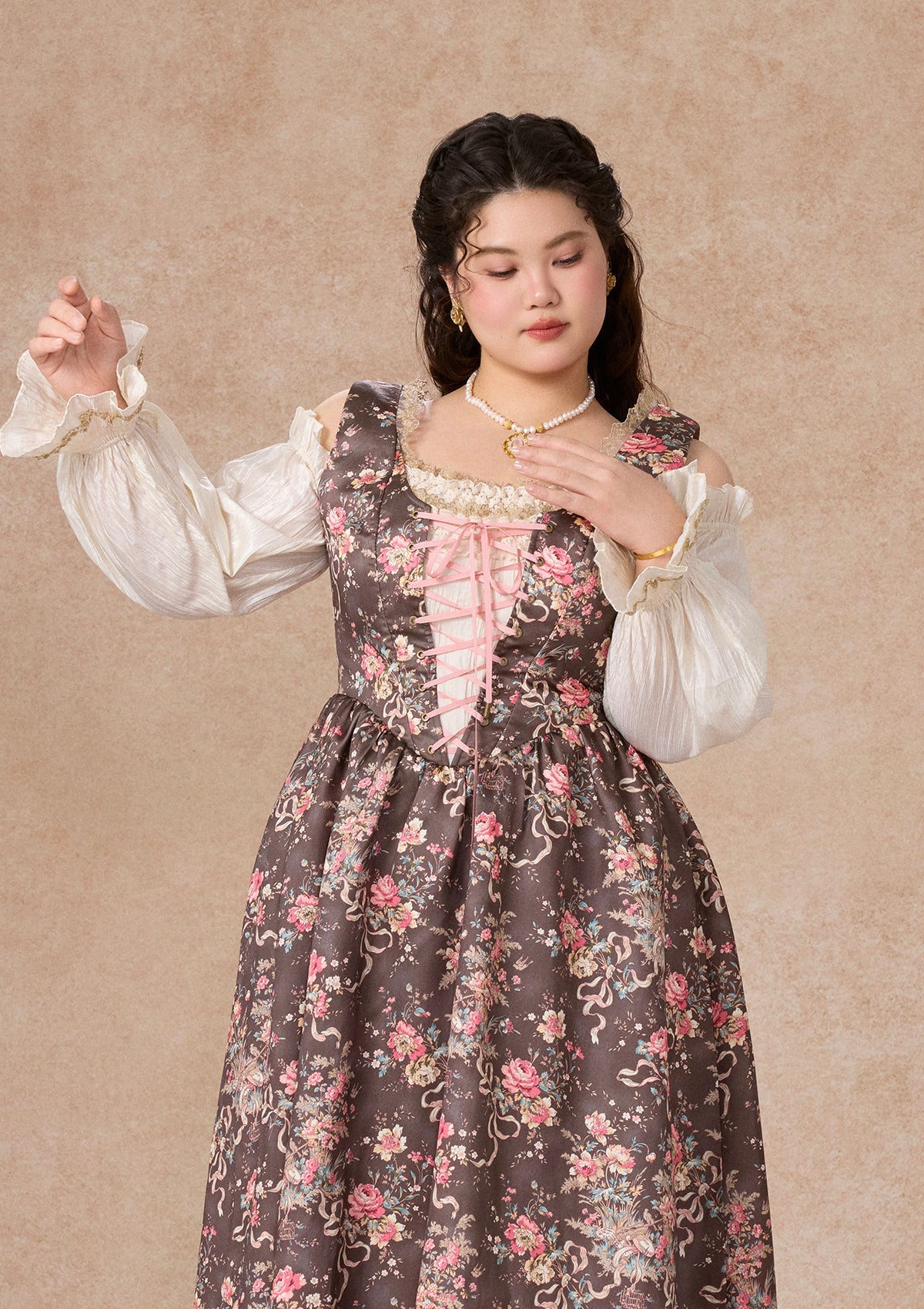 Curve & Plus Provence Diary Dress