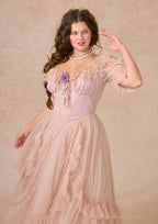 Curve&Plus Violet Mandarin Duck Princess Dress