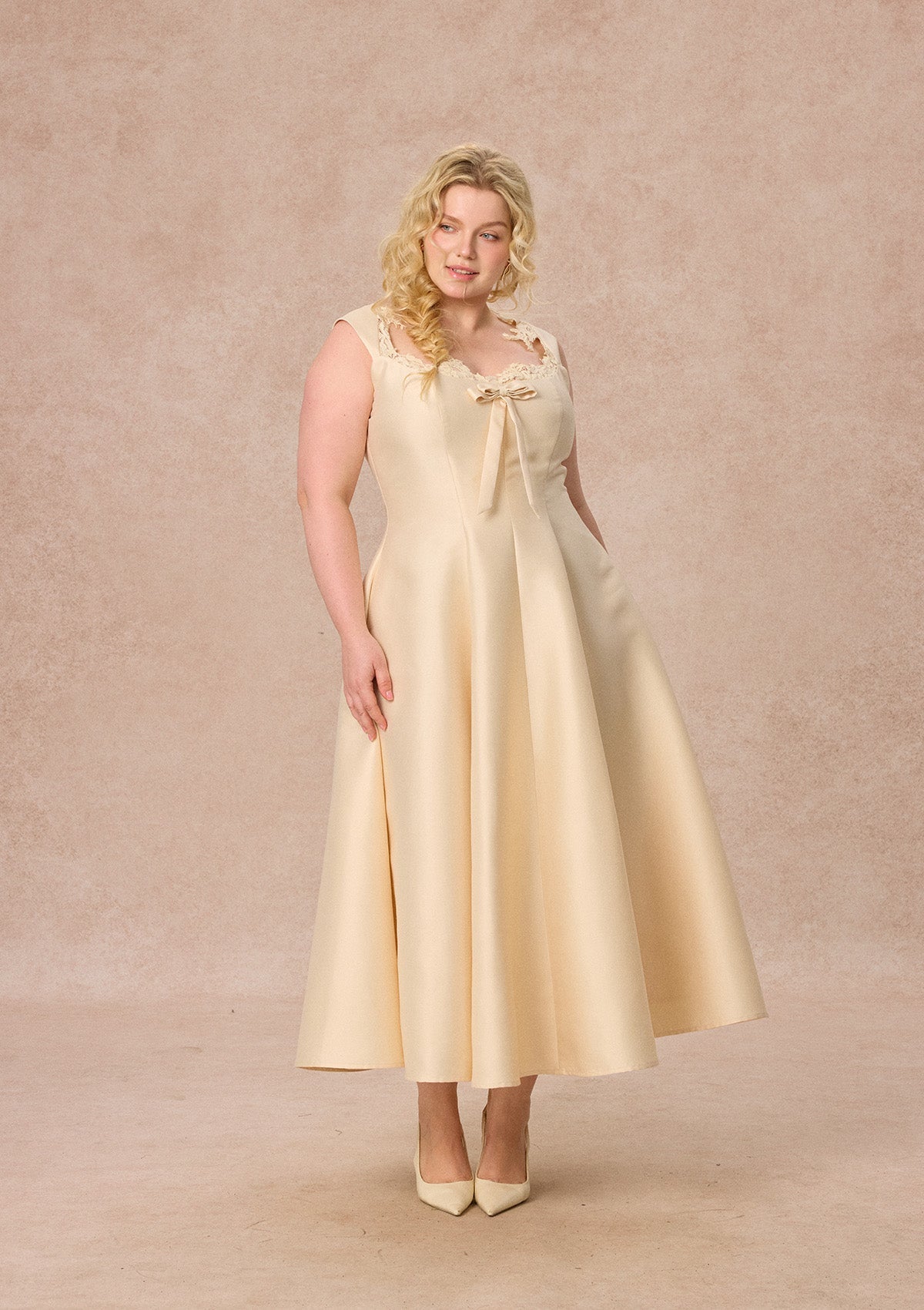 Curve&Plus Castle Vow Dress （White）