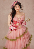 Curve&Plus Grape Grinda Corset Dress (Long)