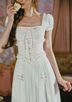 Cream Frost Shave Ice Corset