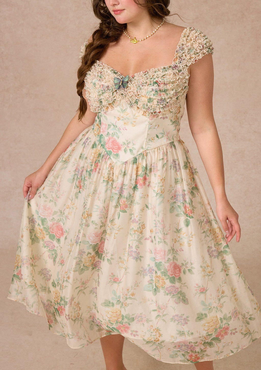 Curve&Plus Butterfly Chronicle Dress