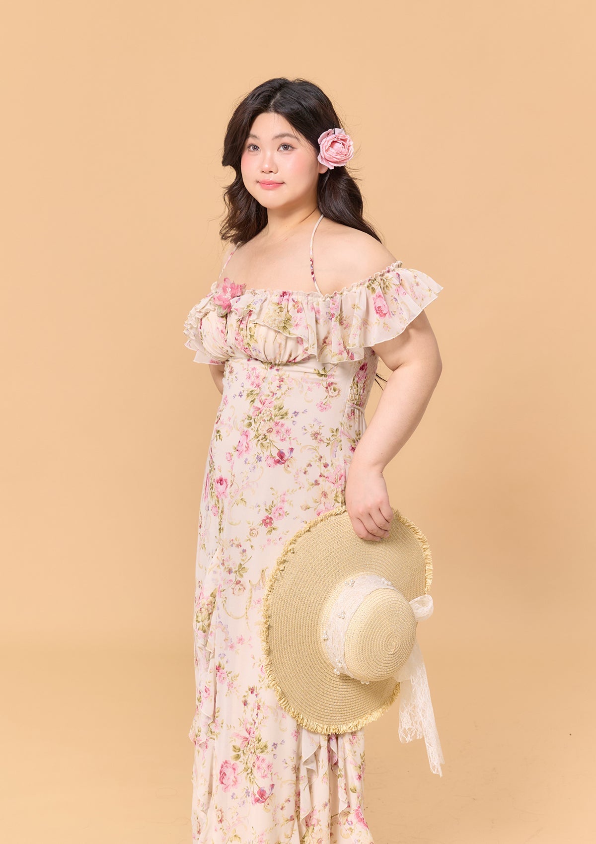 Curve & Plus Blooming in the Sun Dress