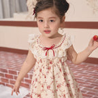 Toddler Girl Red Garnet Dress