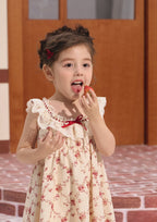 Toddler Girl Red Garnet Dress