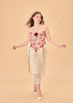 Curve & Plus Rose Sous La Lune Corset Dress