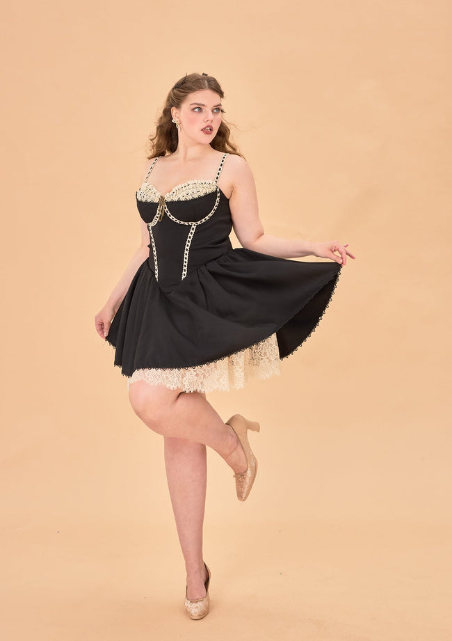 Curve & Plus Kate the Schemer Corset Dress Main Image