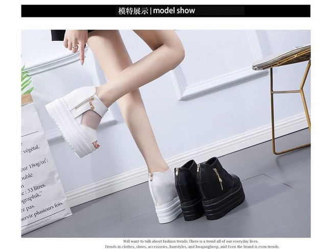 Wedge Platform Sandals Sheer Main Image