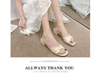 Heel Slide Knot Chunky Sandals