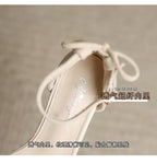 Sandals Ankle Strap Heel Chunky