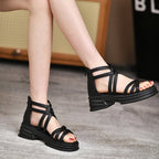 Plain Sandals Platform