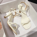 Sandals Knotted High-Heel