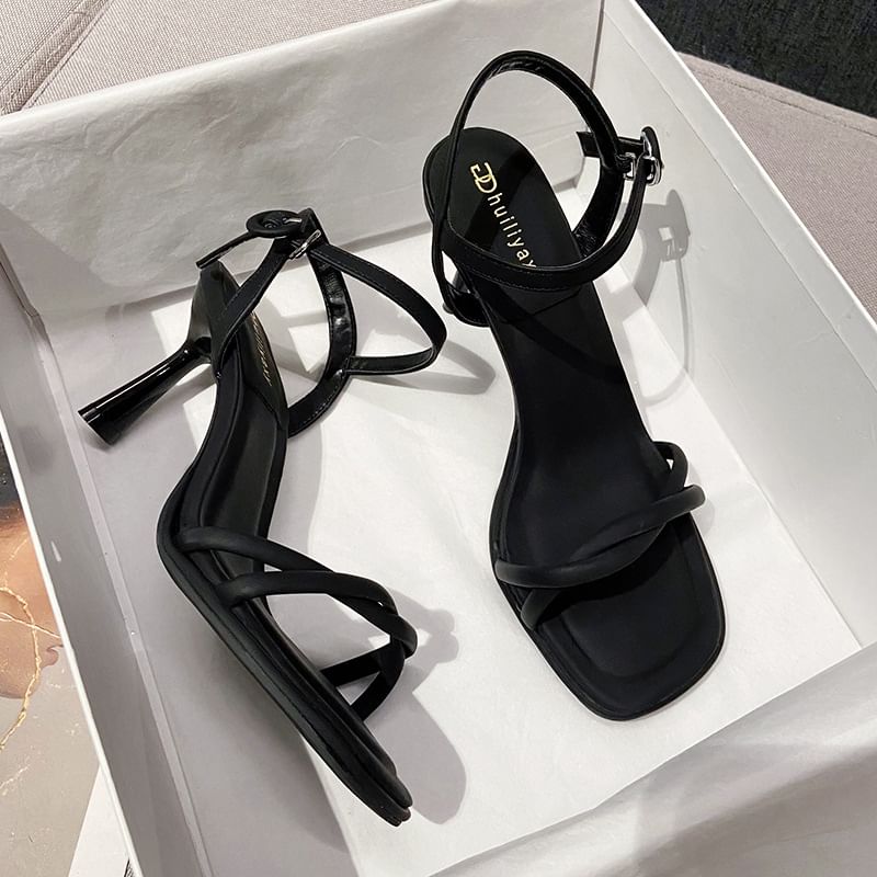 Sandals Knotted High-Heel