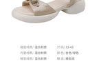 Platform Frog Closure Sandals