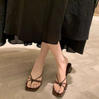 Knotted Thong Sandals