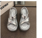 Sandals Plain Slingback Platform