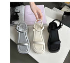 Sandals Heel Chunky Plain
