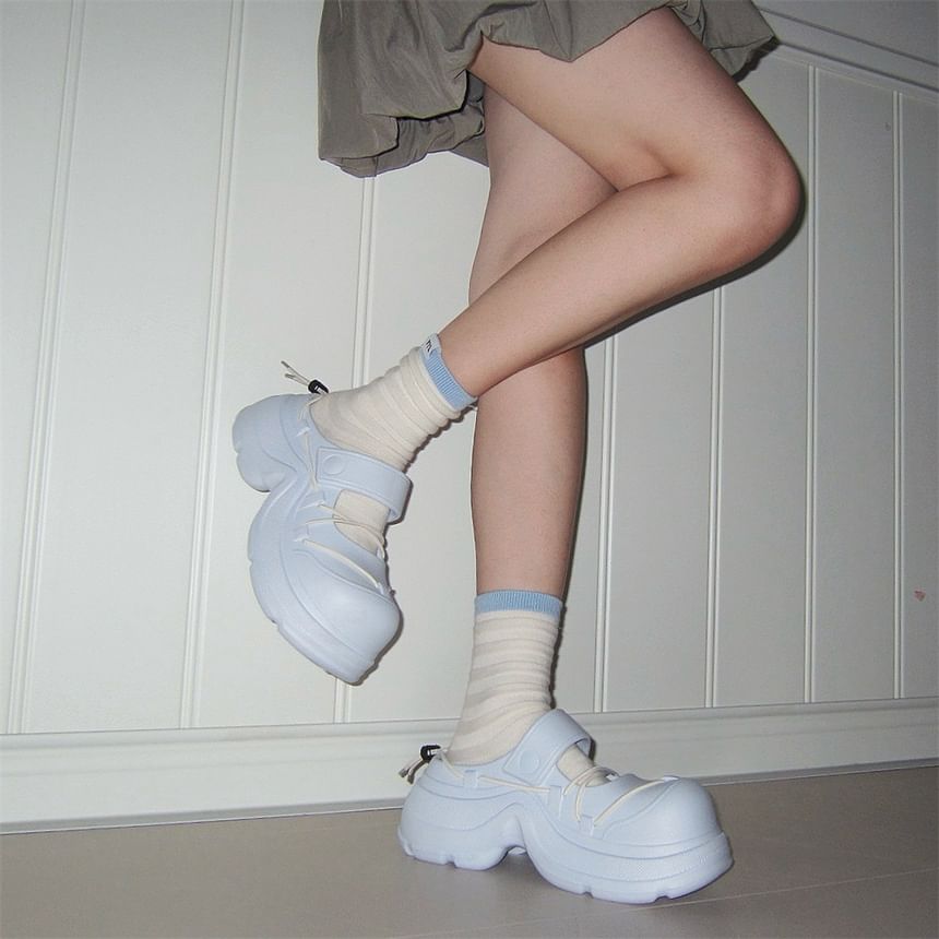 Platform Mary Jane Mules