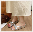 Sandals Heel Low Twisted
