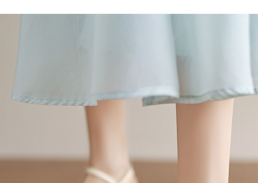 Square-Toe Buckled Sandals