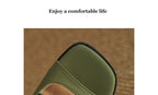 Square-Toe Buckled Sandals