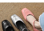 Square-Toe Sandals