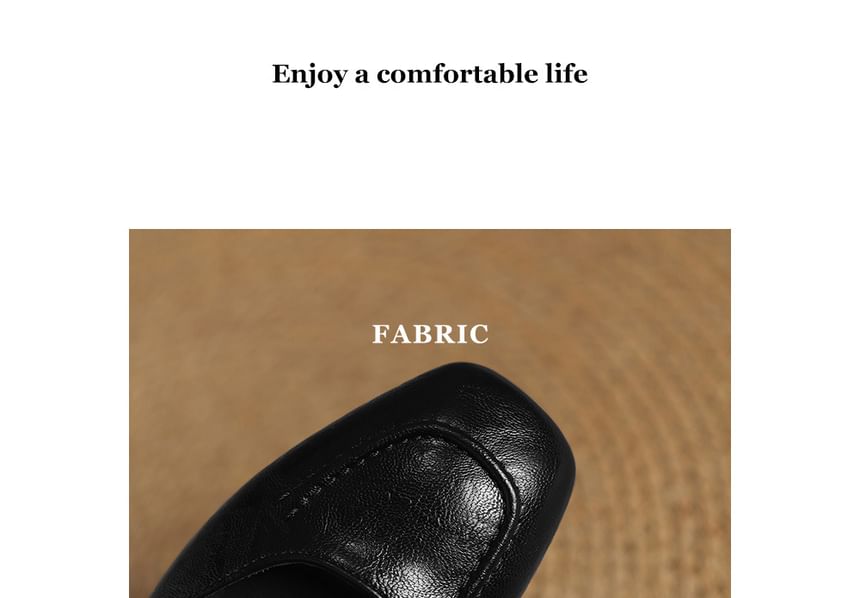 Square-Toe Sandals