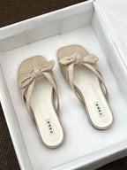 Knot Flat Slide Sandals