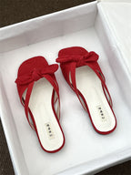 Knot Flat Slide Sandals