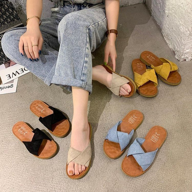 Criss Sandals Cross Slide Main Image