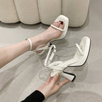 Ankle Platform Strap Heel High Sandals