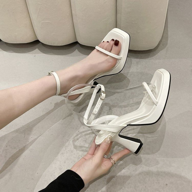 Ankle Platform Strap Heel High Sandals Main Image
