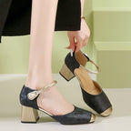 Heel D'Orsay Sandals Block