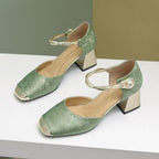 Heel D'Orsay Sandals Block