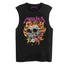 Metallica Floral Skull Sleeveless T-Shirt