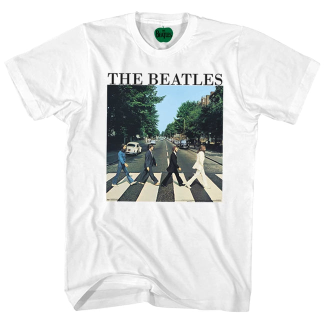 The Beatles "Abbey Road" Album Cover Graphic Tee in Heather white Hover Image