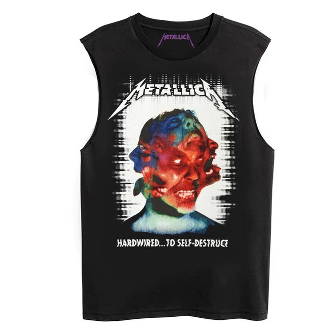 Metallica "Hardwired...To Self-Destruct" Sleeveless T-Shirt Hover Image