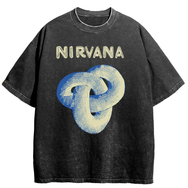 Nirvana Entwined Rings Graphic Tee Hover Image