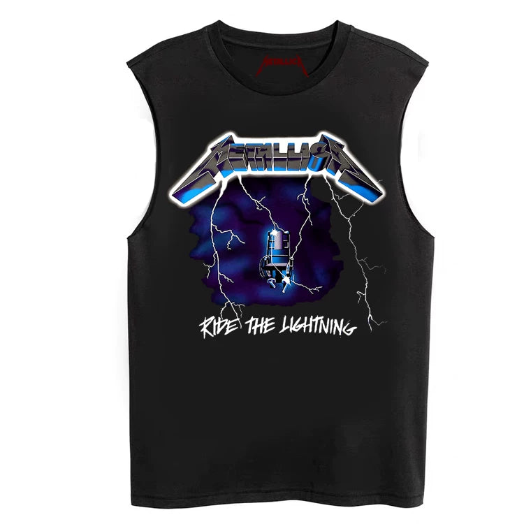 Metallica "Ride the Lightning" Sleeveless Graphic T-Shirt