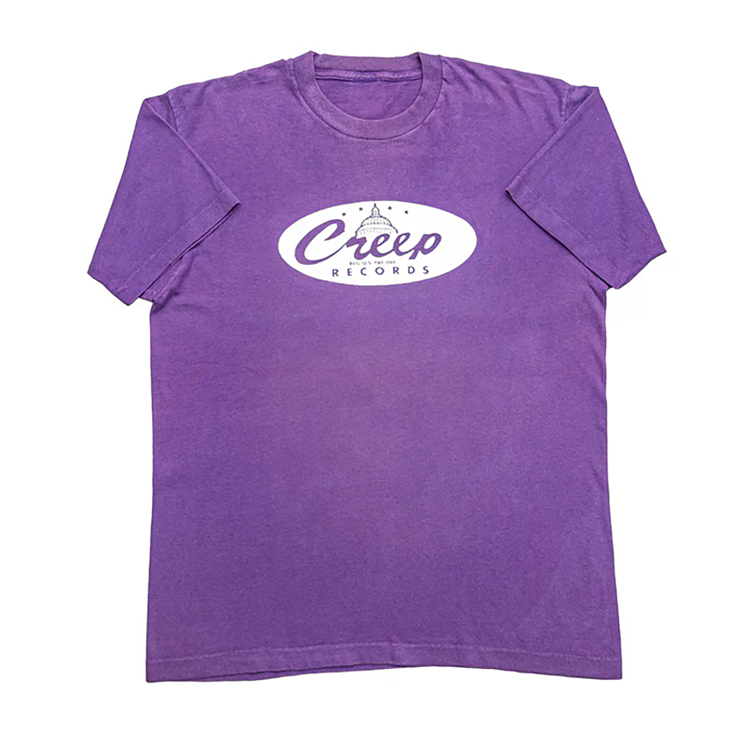 "Creep Records" Graphic Tee in Purple