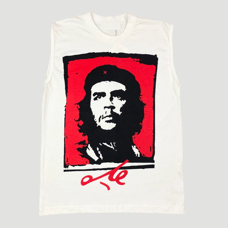 Che Guevara "Red Block" Signature Sleeveless Tank Top