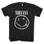 Nirvana Classic Smiley Logo Tee black