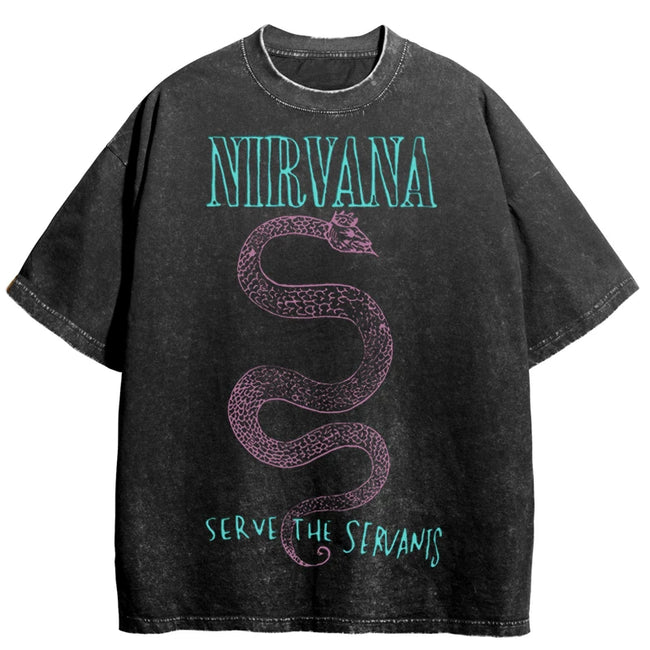 Nirvana "Serve the Servants" Vintage Wash Tee Hover Image