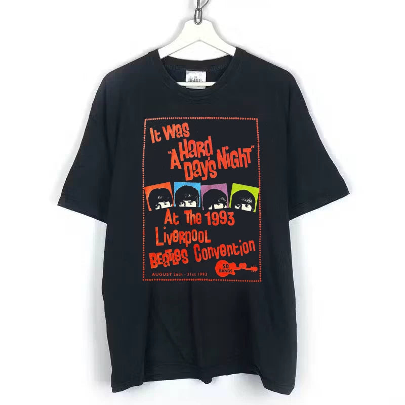 Vintage 1993 Liverpool Beatles Convention "A Hard Day's Night" Graphic Tee
