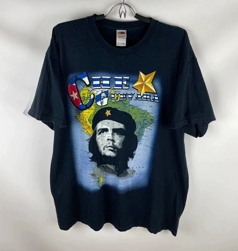 Che Guevara "South American Map & Flag" Graphic Tee