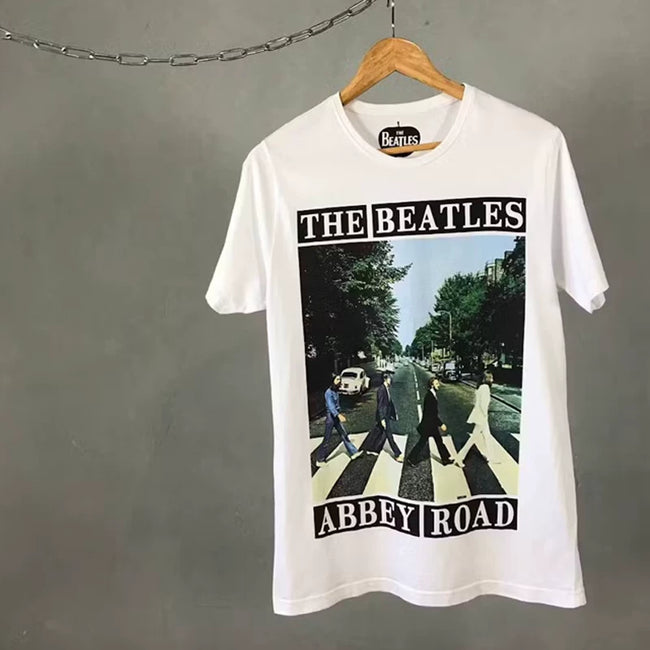 The Beatles "Abbey Road" Album Art Graphic Tee Hover Image