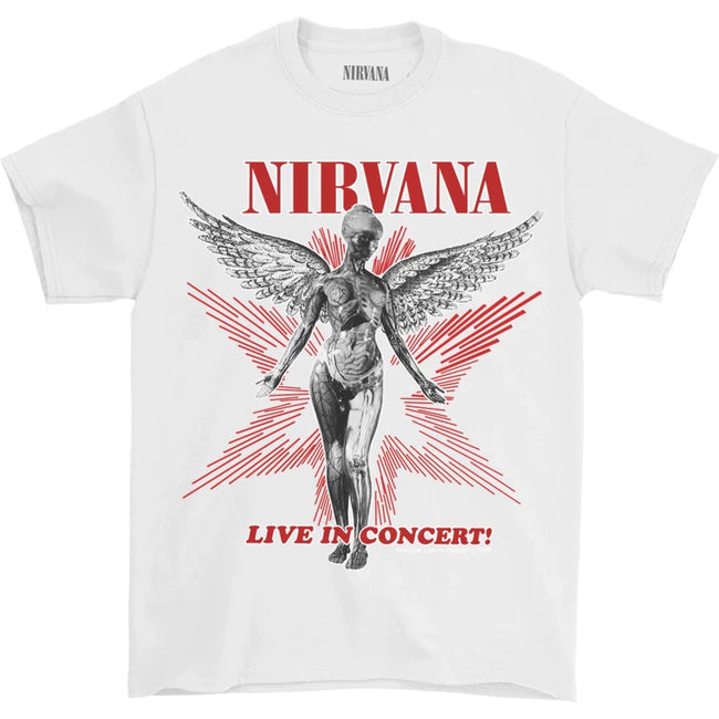 Nirvana "Live in Concert" Angel Graphic Tee Hover Image