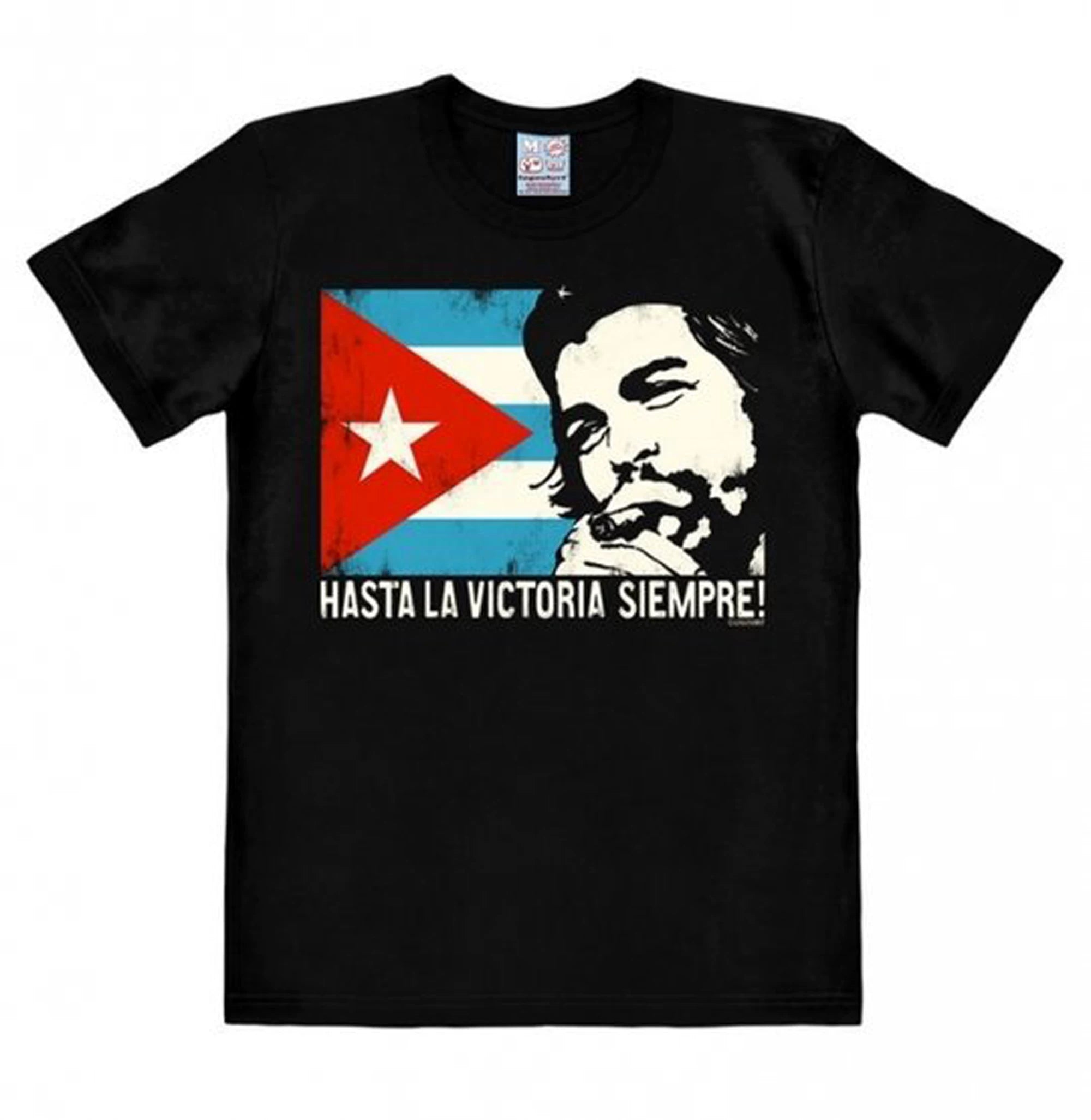 Che Guevara "Cuban Flag & Cigar" Graphic Tee