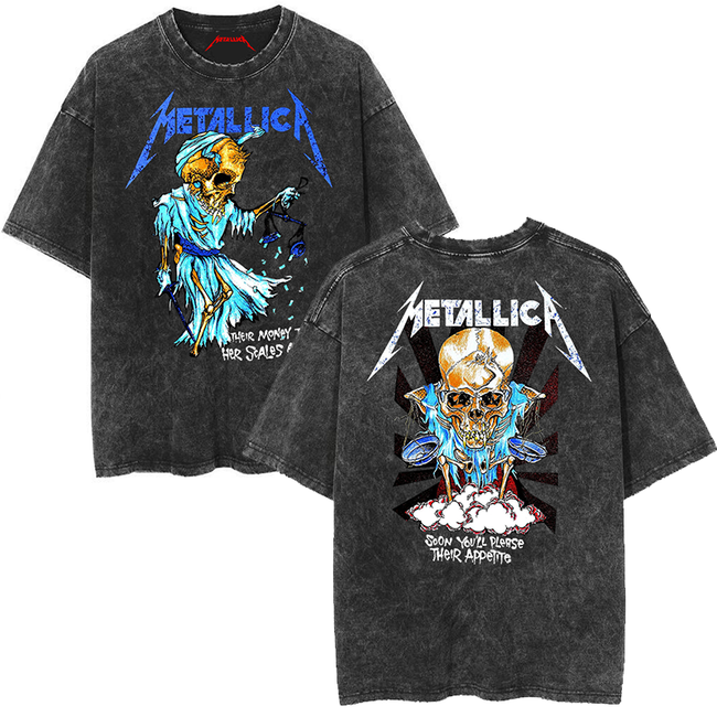 Metallica "Damage, Inc." Graphic Vintage-Wash T-Shirt Hover Image